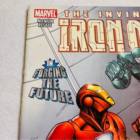 🛍️🛍️ MARVEL THE INVISIBLE IRONMAN IN FORGING FUTURE AMERICAN WELDING SOCIETY - Picture 5 of 10